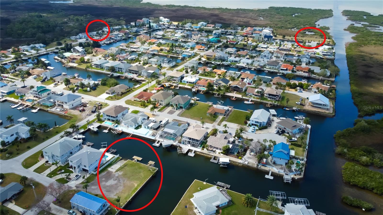 3. Here's a WEST Facing View - Your Home, A PRIVATE Community Boat Ramp Park, & YOUR OWN PRIVATED DEEDED BOAT SLIP - Minutes to the Open Gulf Waters!!