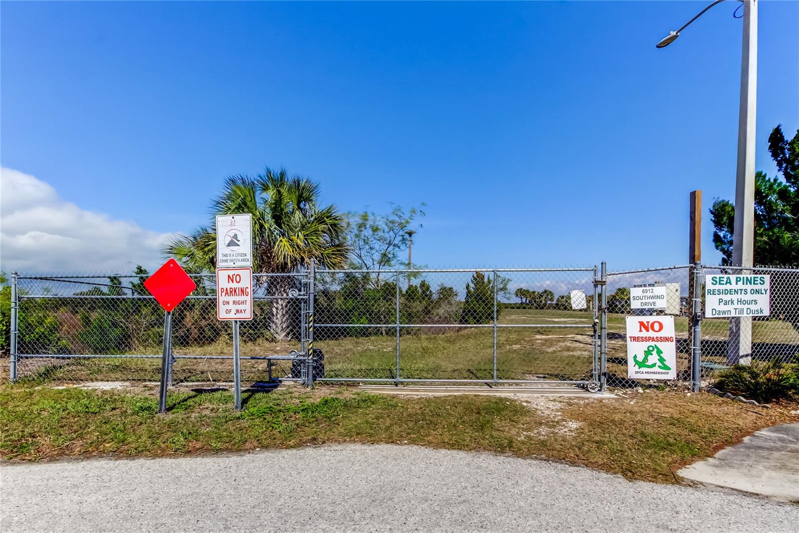 At the End of Southwind Dr is a Gated Entry to Southwind Park.. Where the Deeded Boatslips Are for Resident Owners!