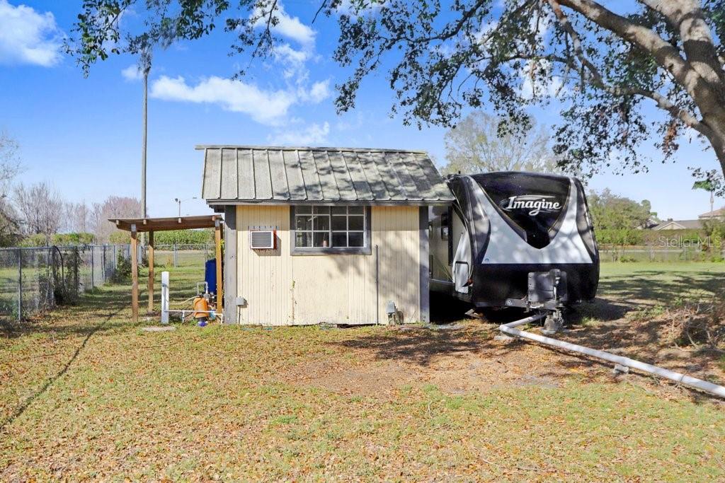 shed with electric