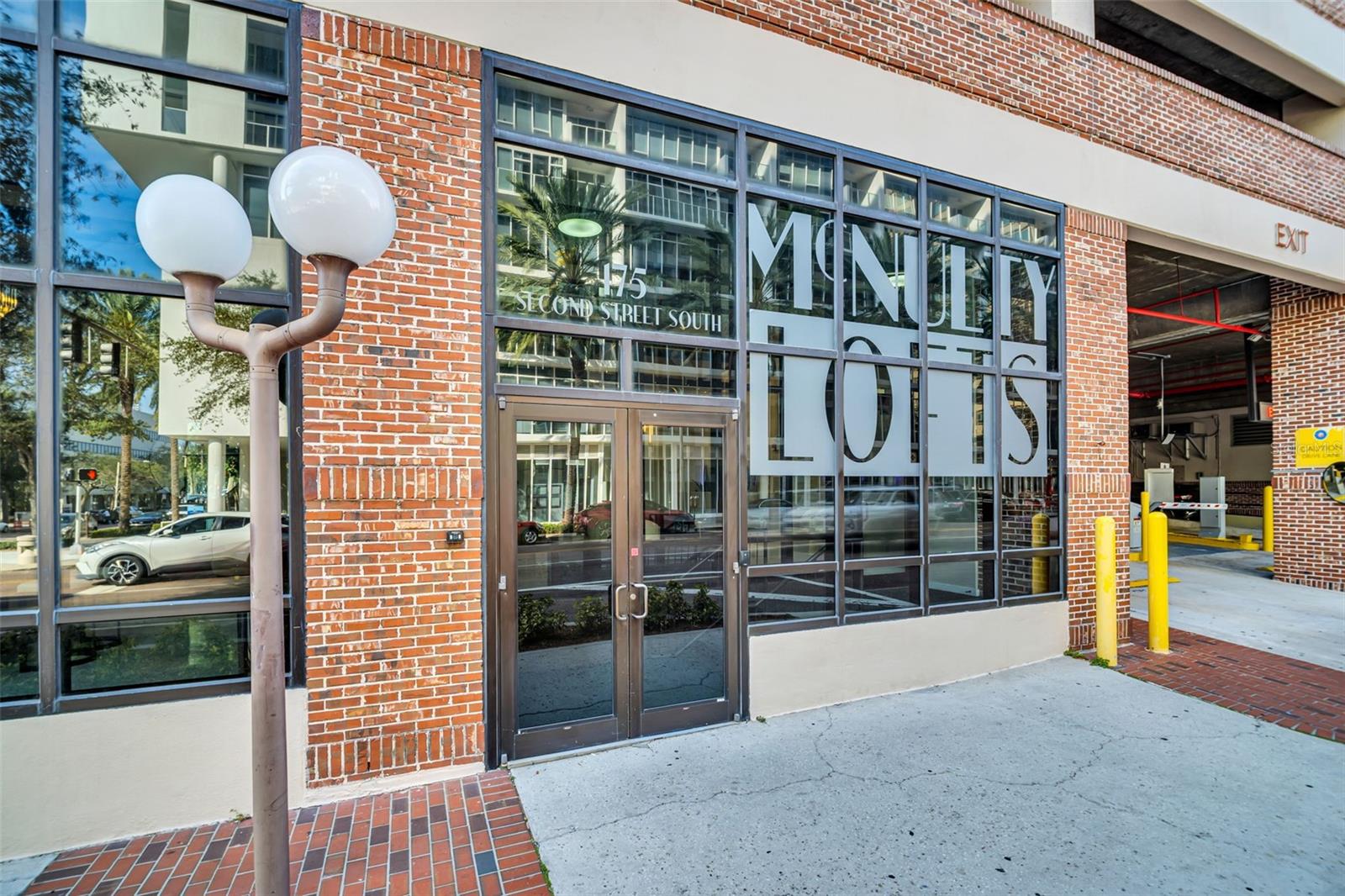 Entrance to McNulty Lofts