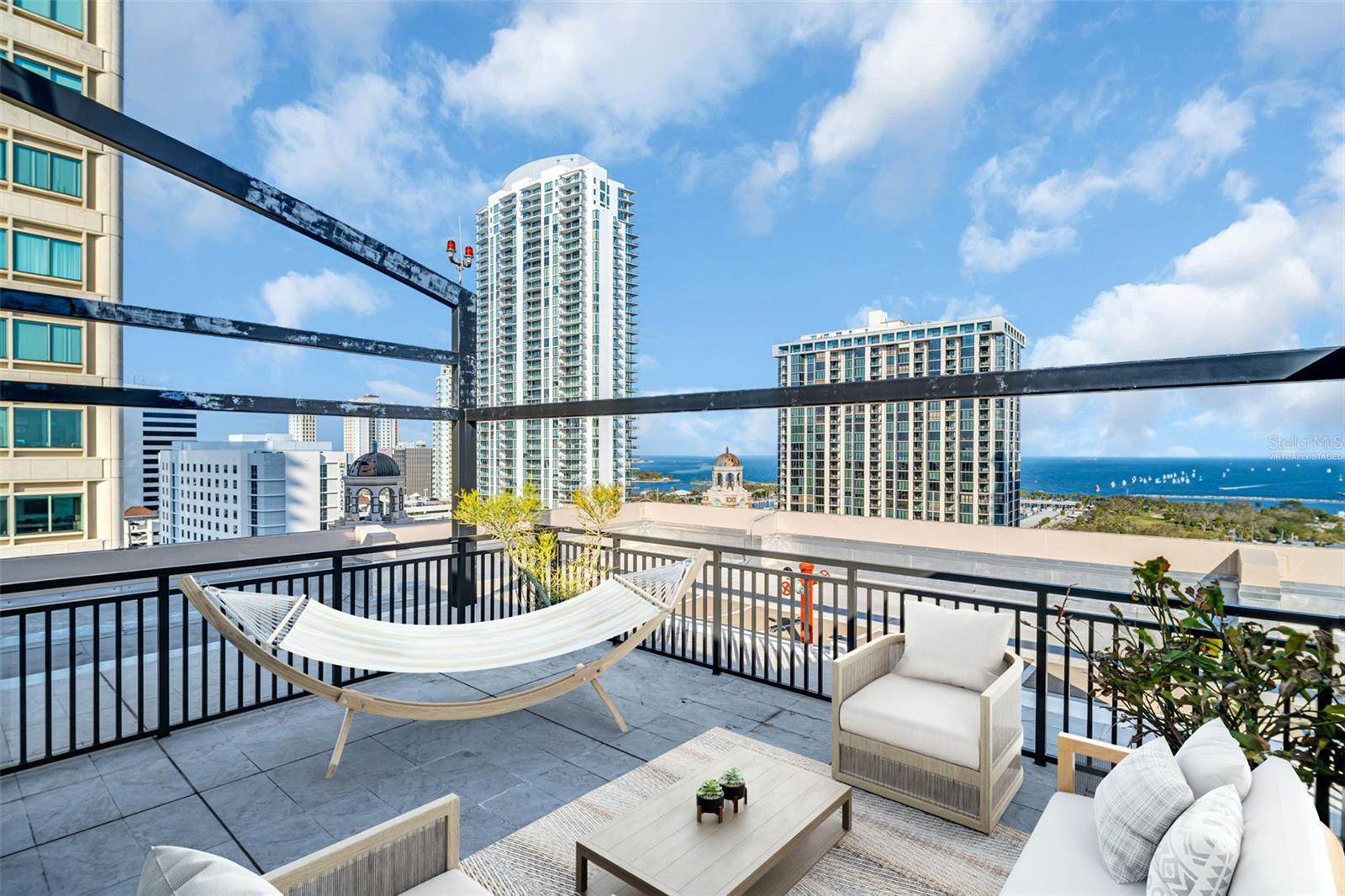 Virtually Staged - Expansive Rooftop patio attached to 3rd Bedroom