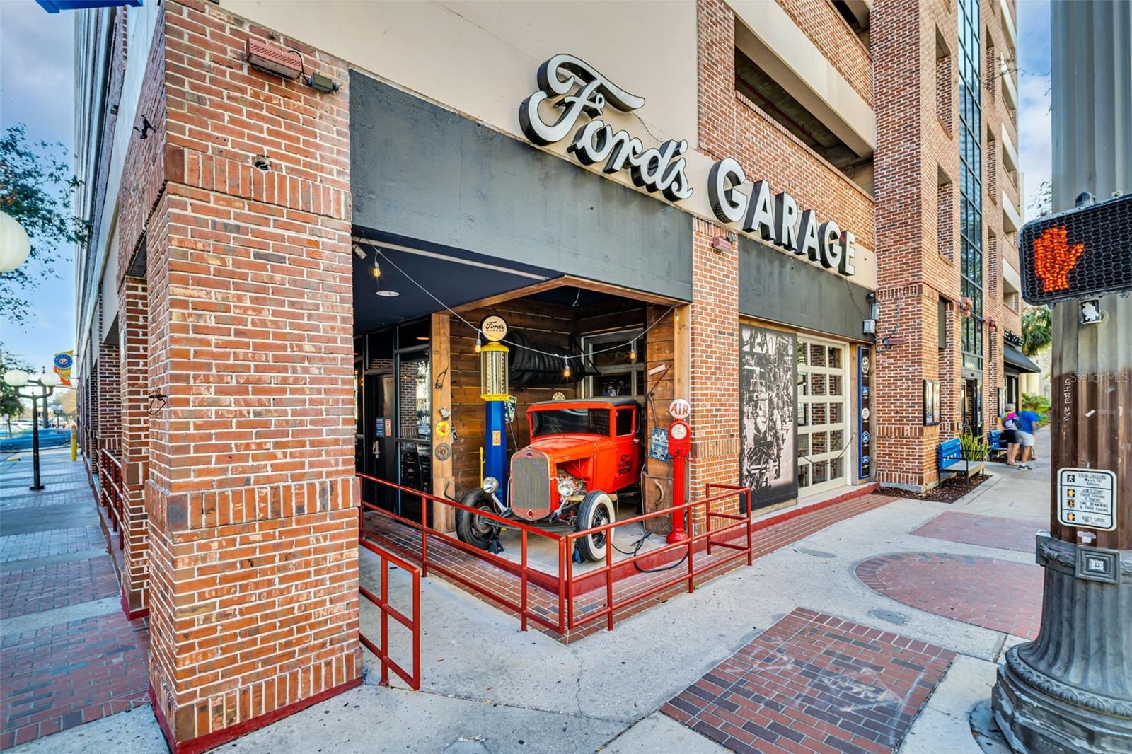 Ford Garage restaurant located at ground floor of building