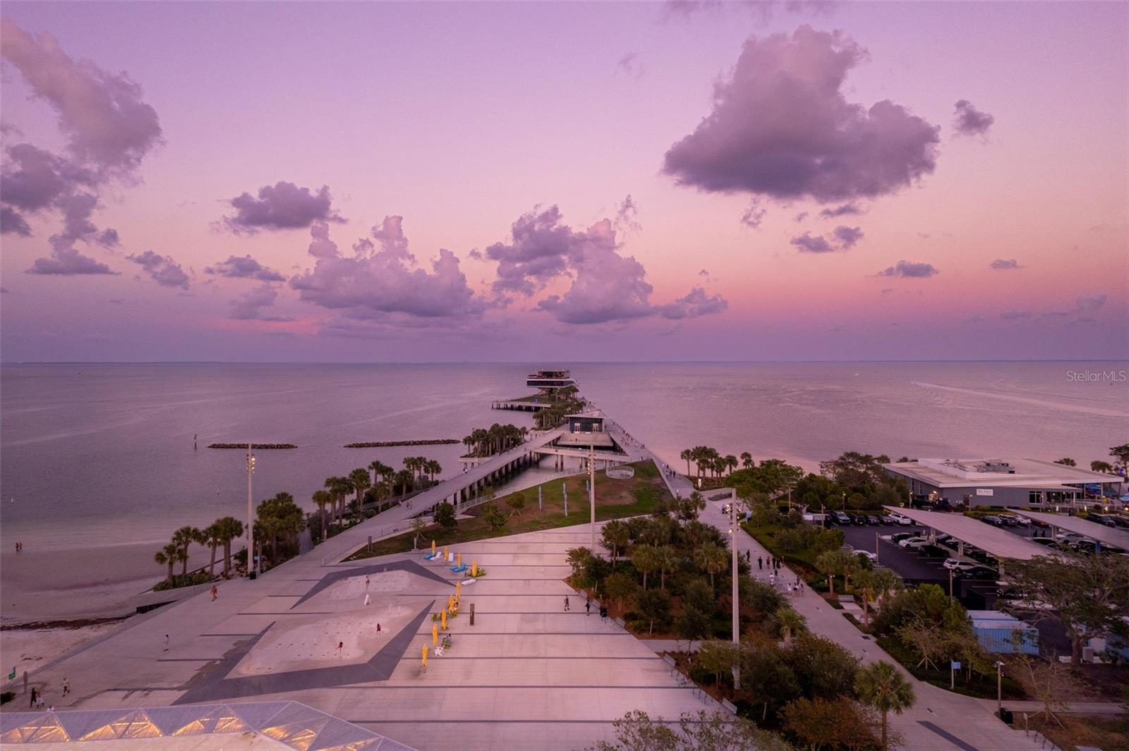 St Pete Pier stretching into Tampa Bay