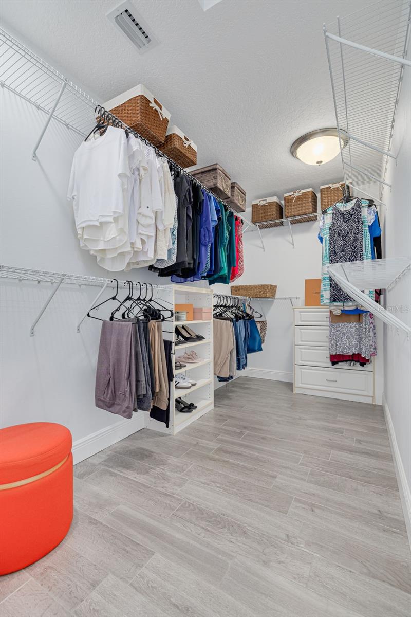 Primary Walk In Closet