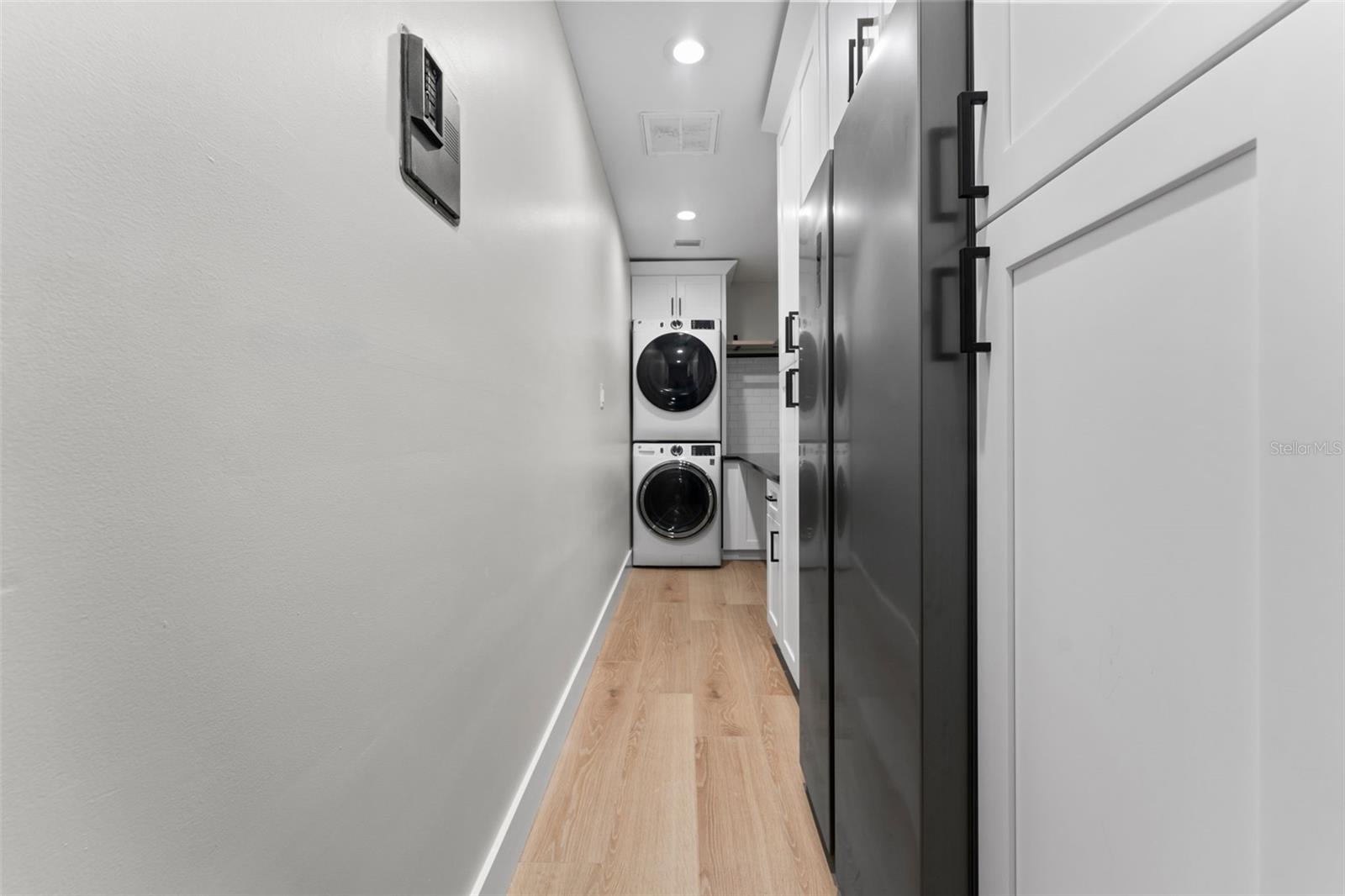 Laundry room and extra fridge