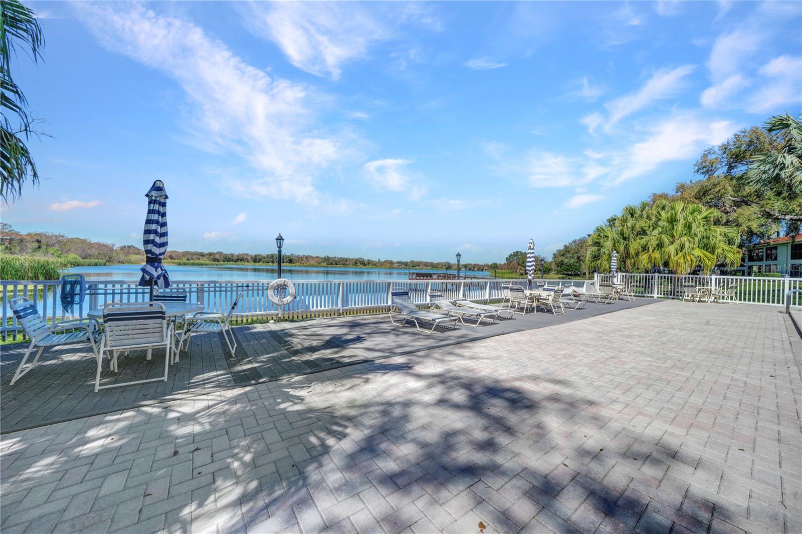 Patio Overlooking the Lake