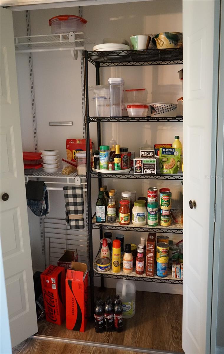 pantry / closet in hall way