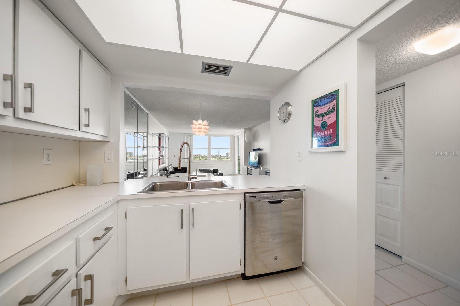 Kitchen with newer appliances