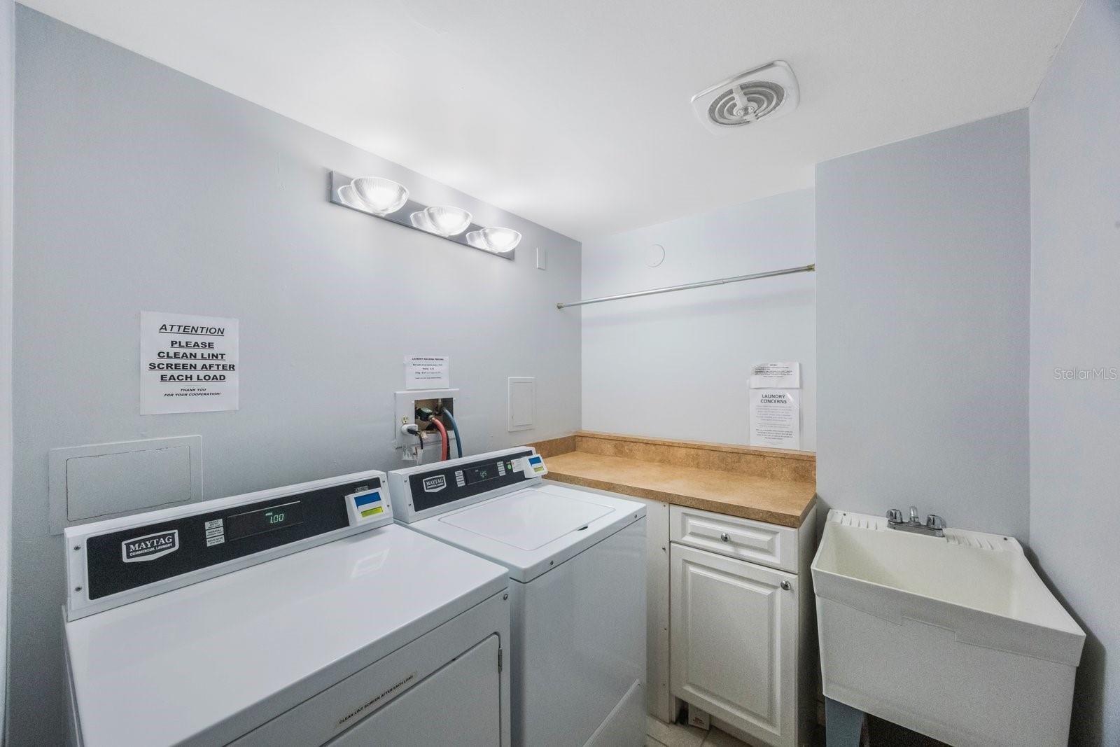 Laundry Room just steps from your front door