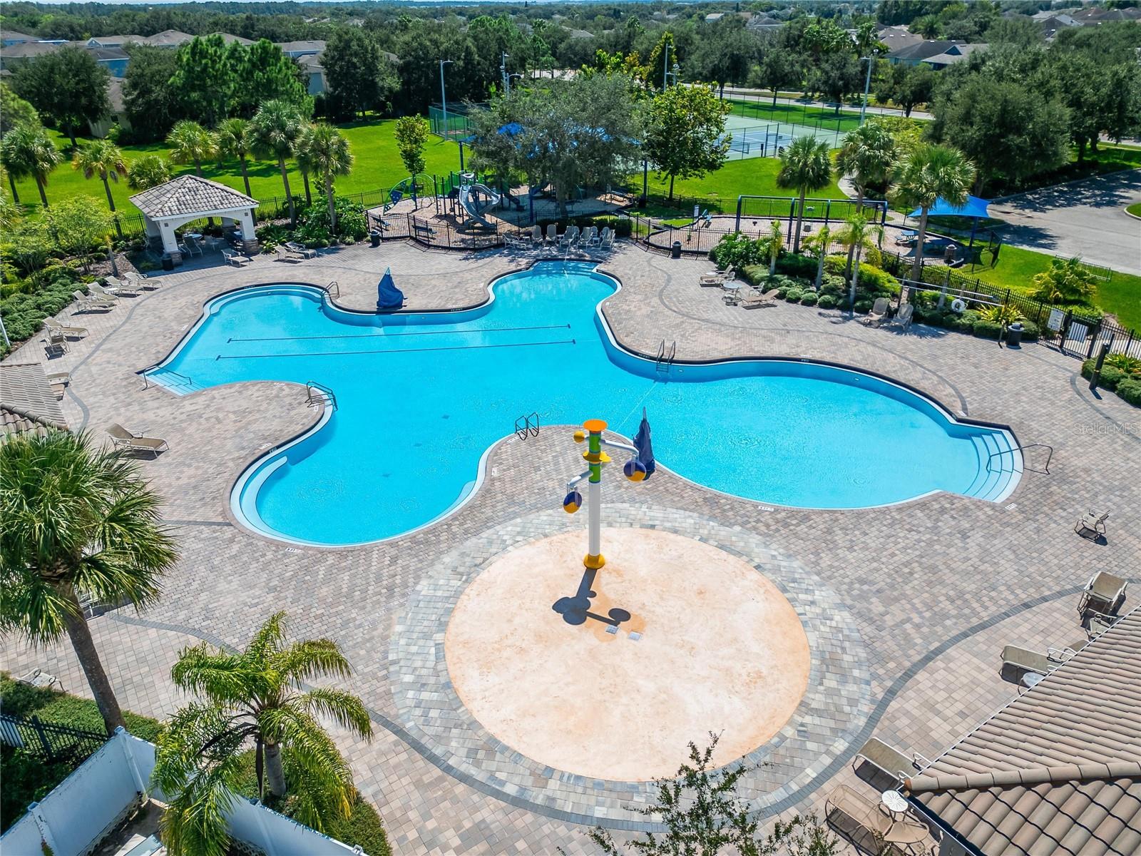 Community amenities include clubhouse,  pool, park, tennis, batting cage, and basketball courts