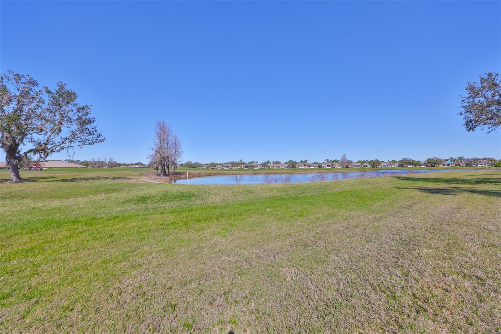 golf course & pond