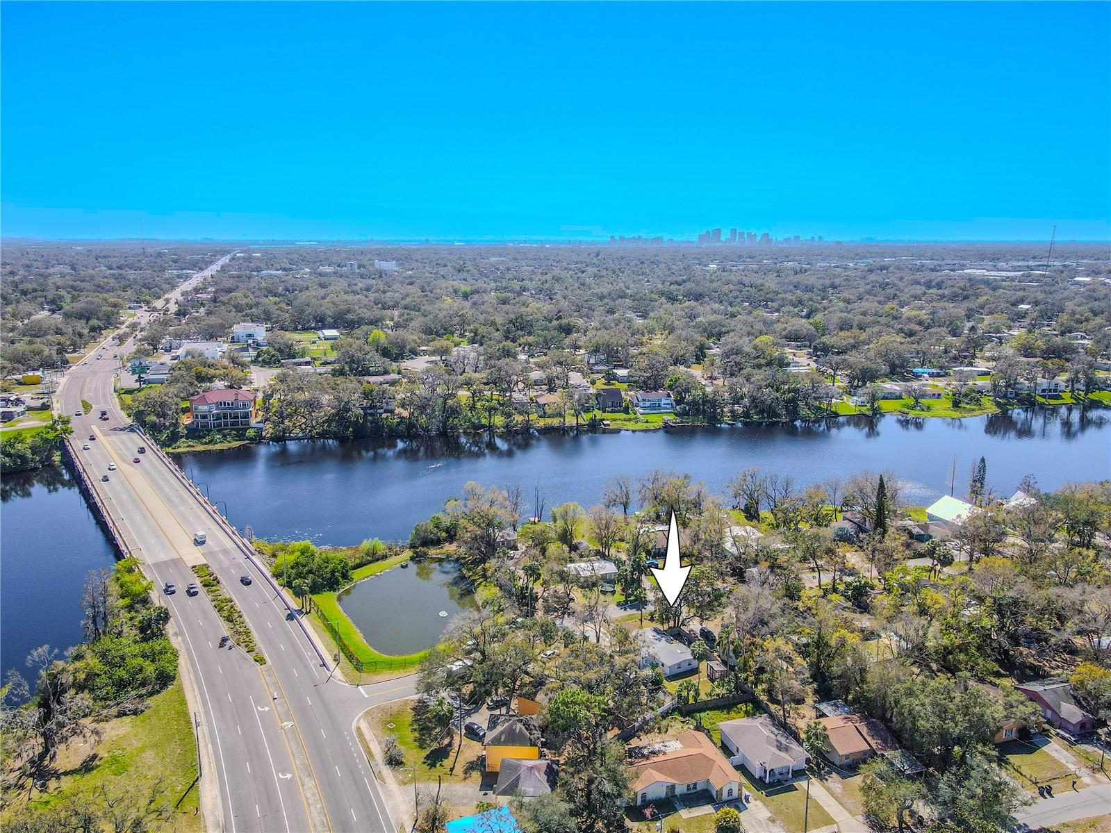 South view - Downtown Tampa is in the background