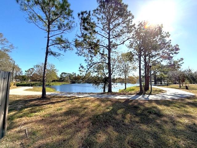 This is the view of the lake at Childs Park from the SE back corner of the property facing East.