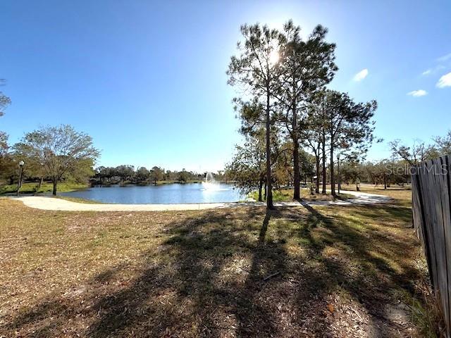 View of the Lake at Childs Park from the very back of the property facing South.