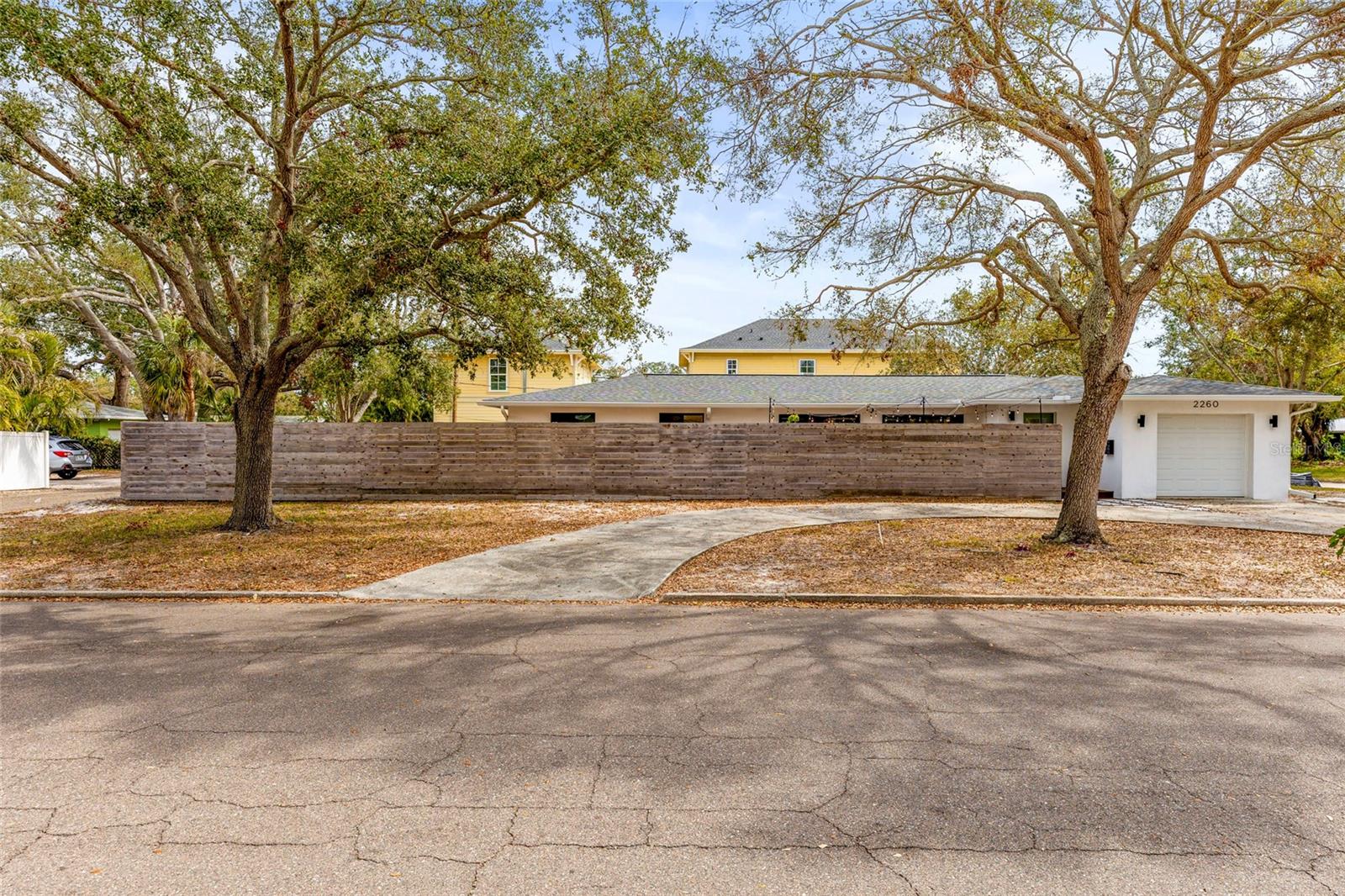 Front Yard with Circular Driveway