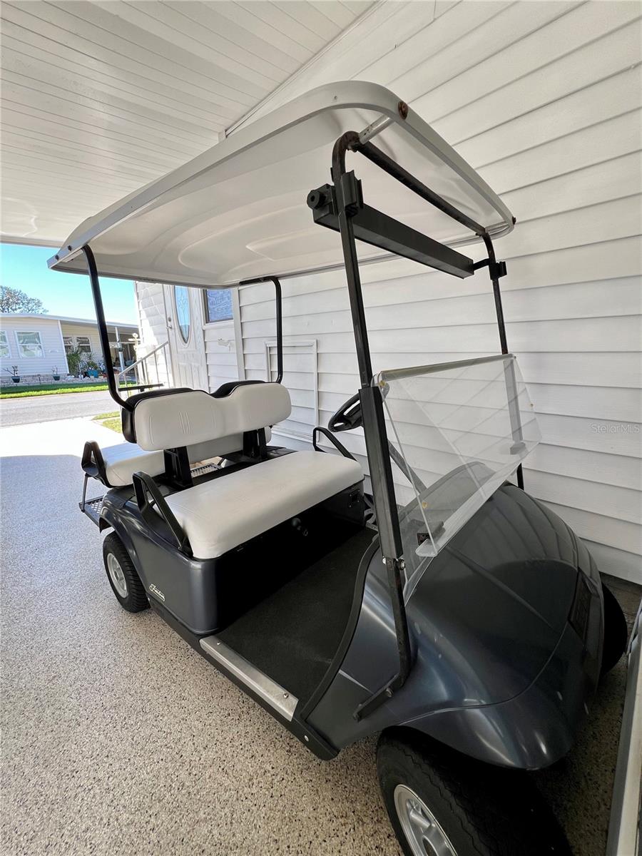 golf cart included in list price