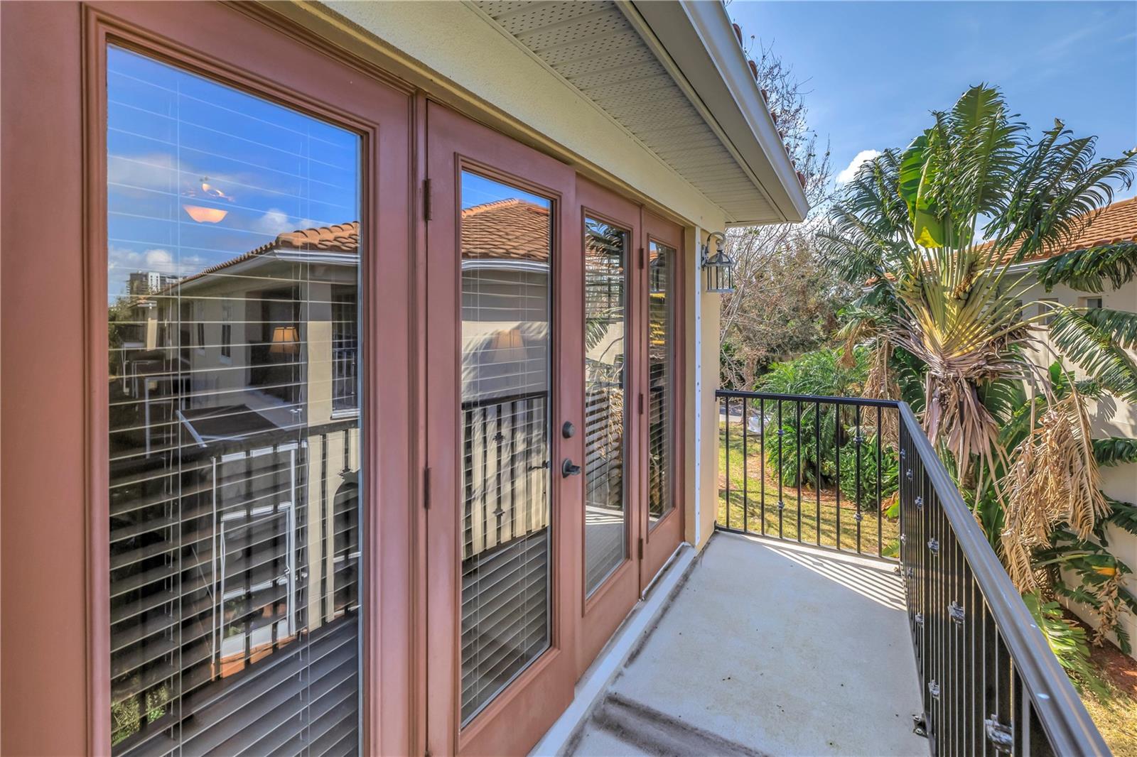 PRIMARY BEDROOM BALCONY