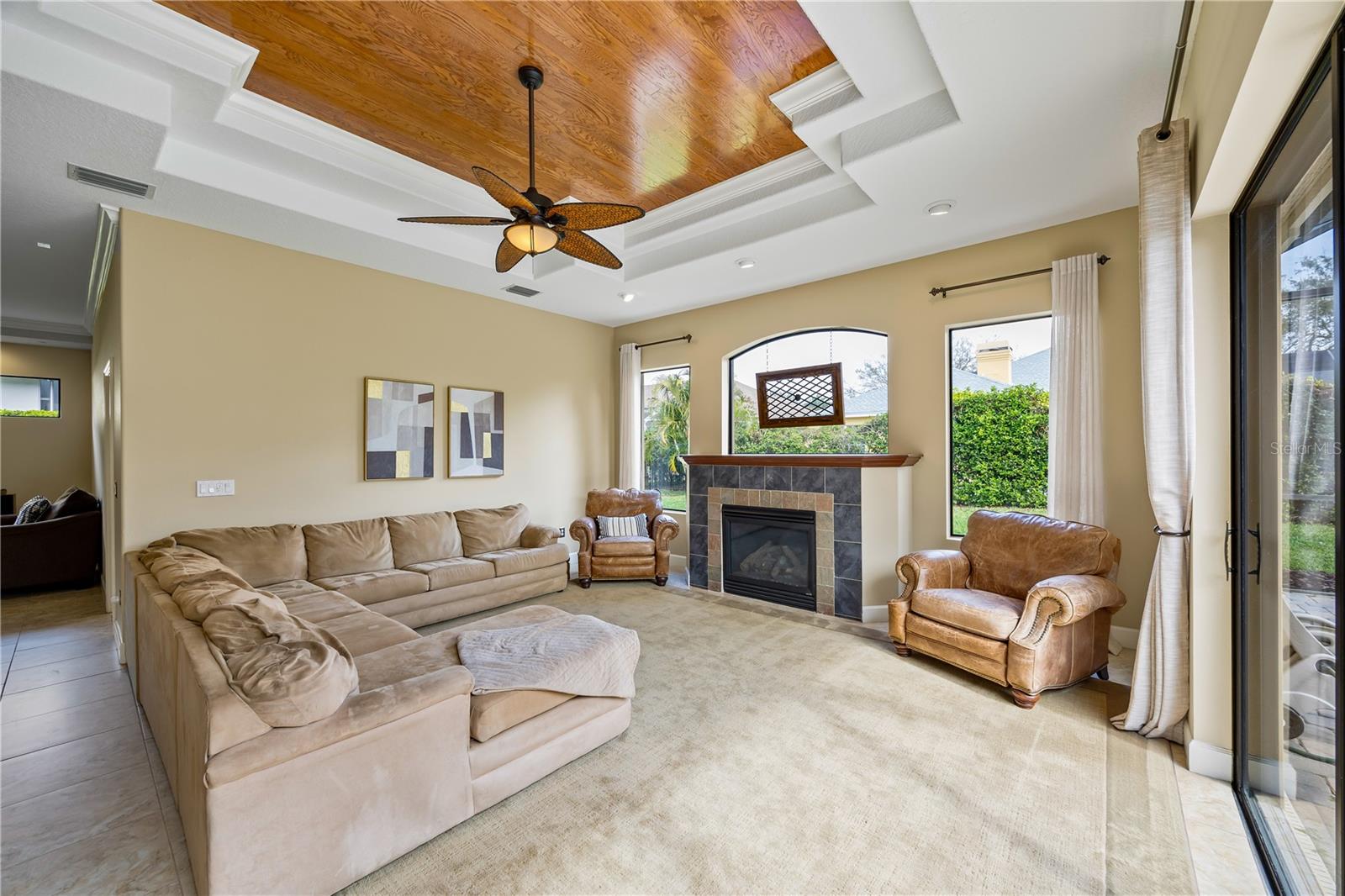 Family Room with Gas Fireplace