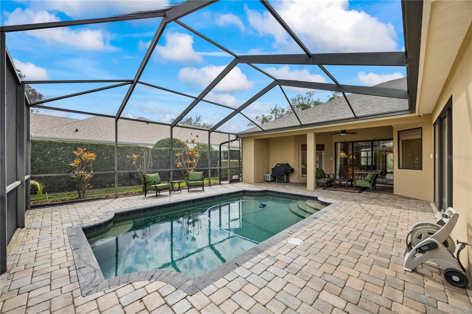 Pool with Brick Pavers