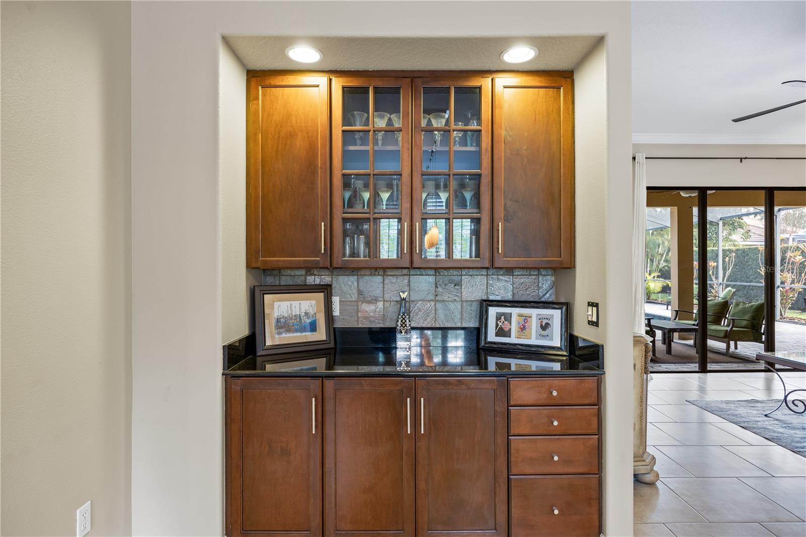 Bar in Dining Room