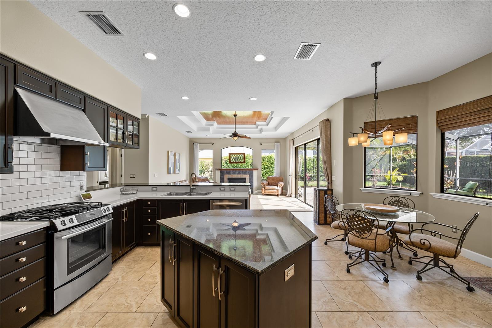 Kitchen with Gas Range