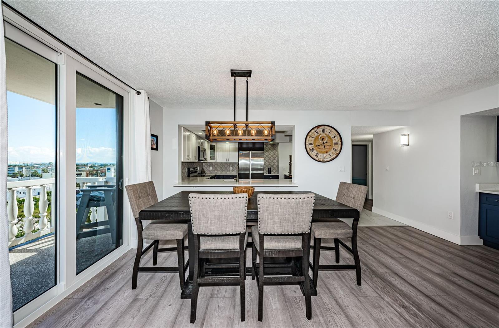 Dining area with pass through to kitchen