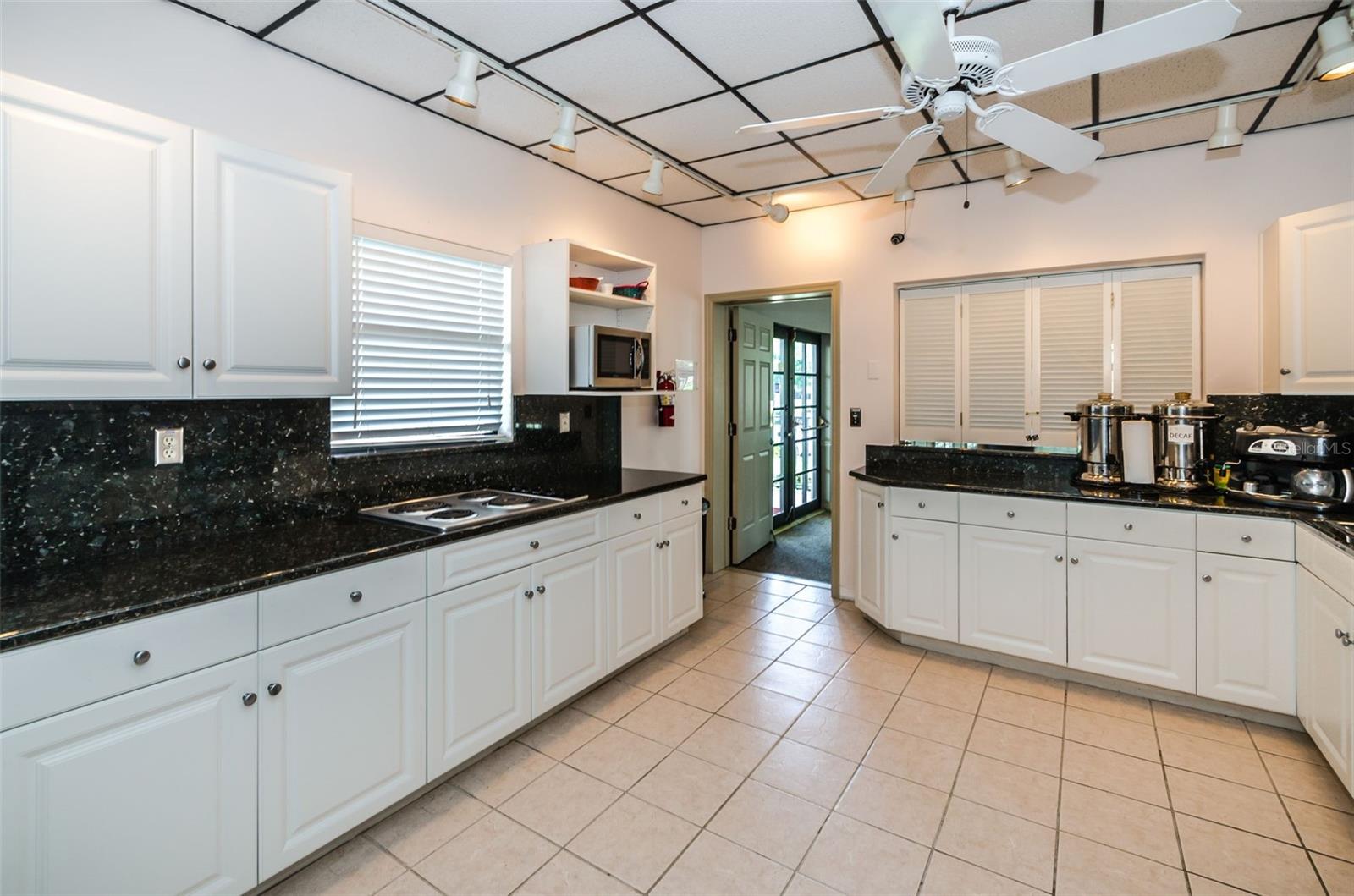 Fully equipped kitchen in the Clubhouse