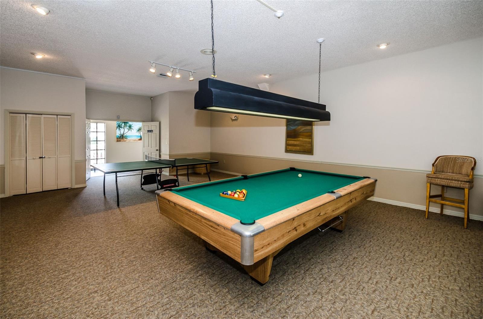 Billiards and Table Tennis in the Clubhouse