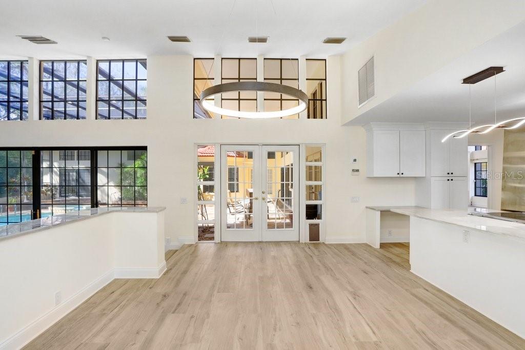 Dining area off of kitchen