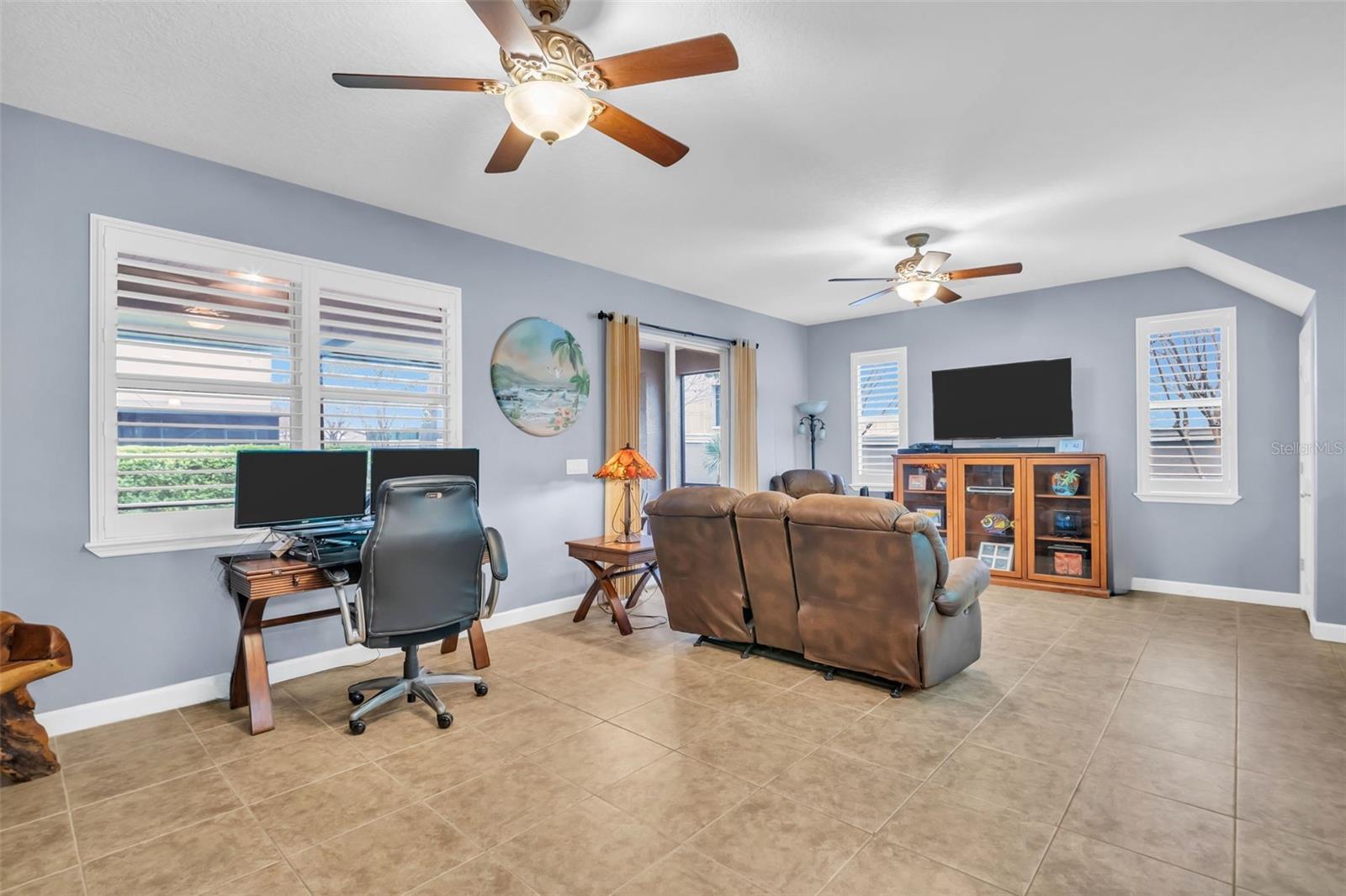 Plantation shutters & natural light flow throughout~