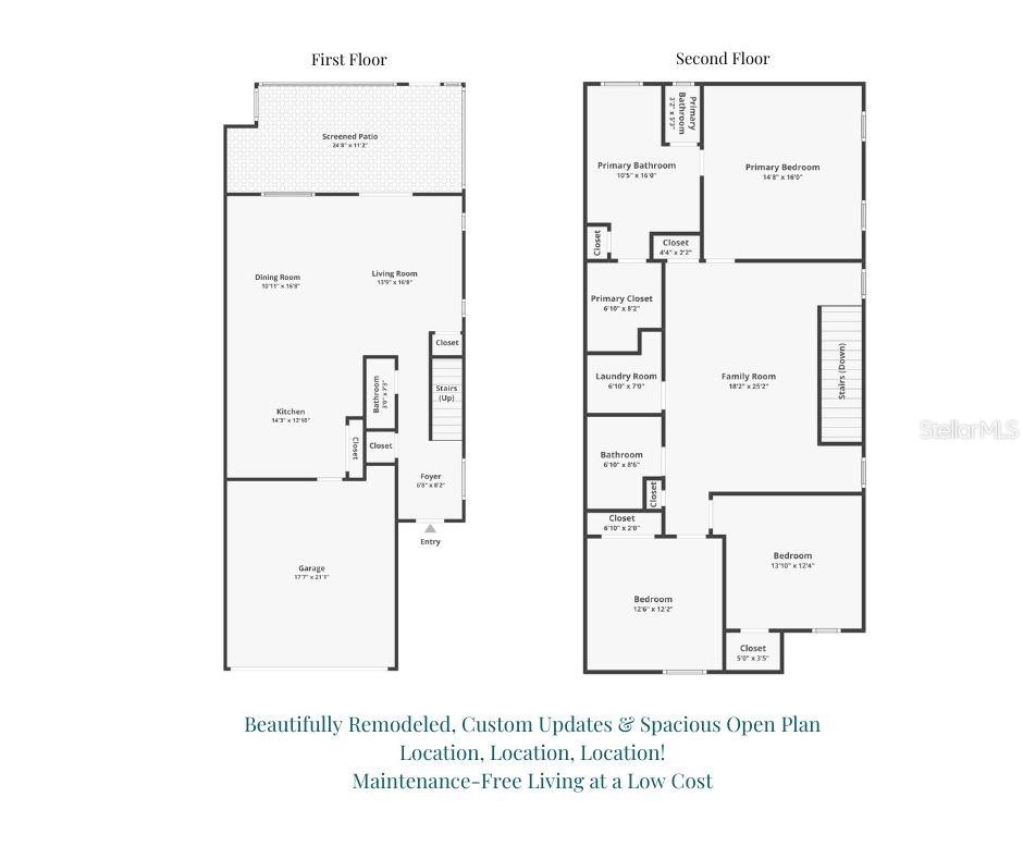 You'll love the open plan with multiple main living areas & a large screened lanai~