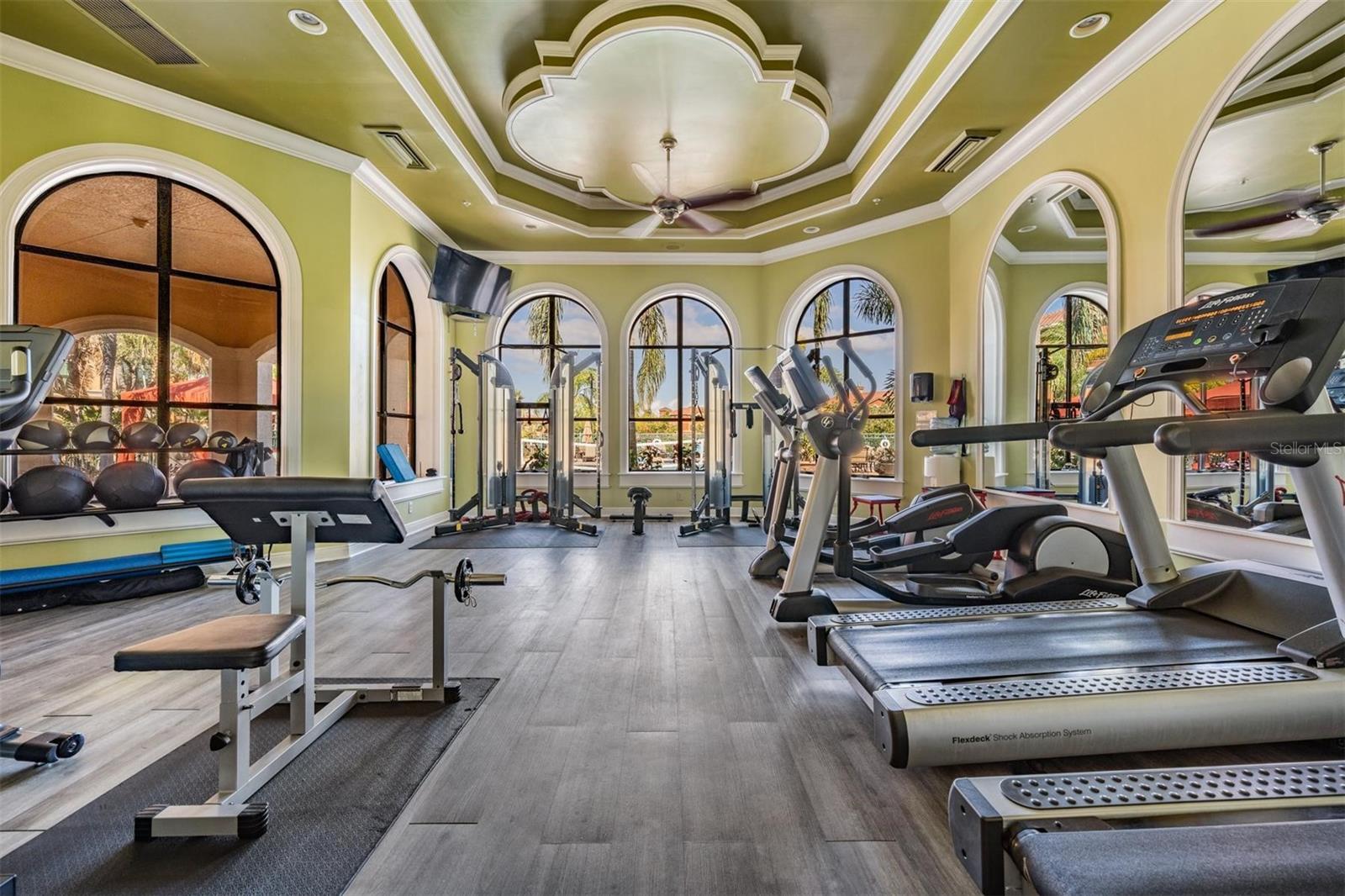 Fitness Center located at clubhouse