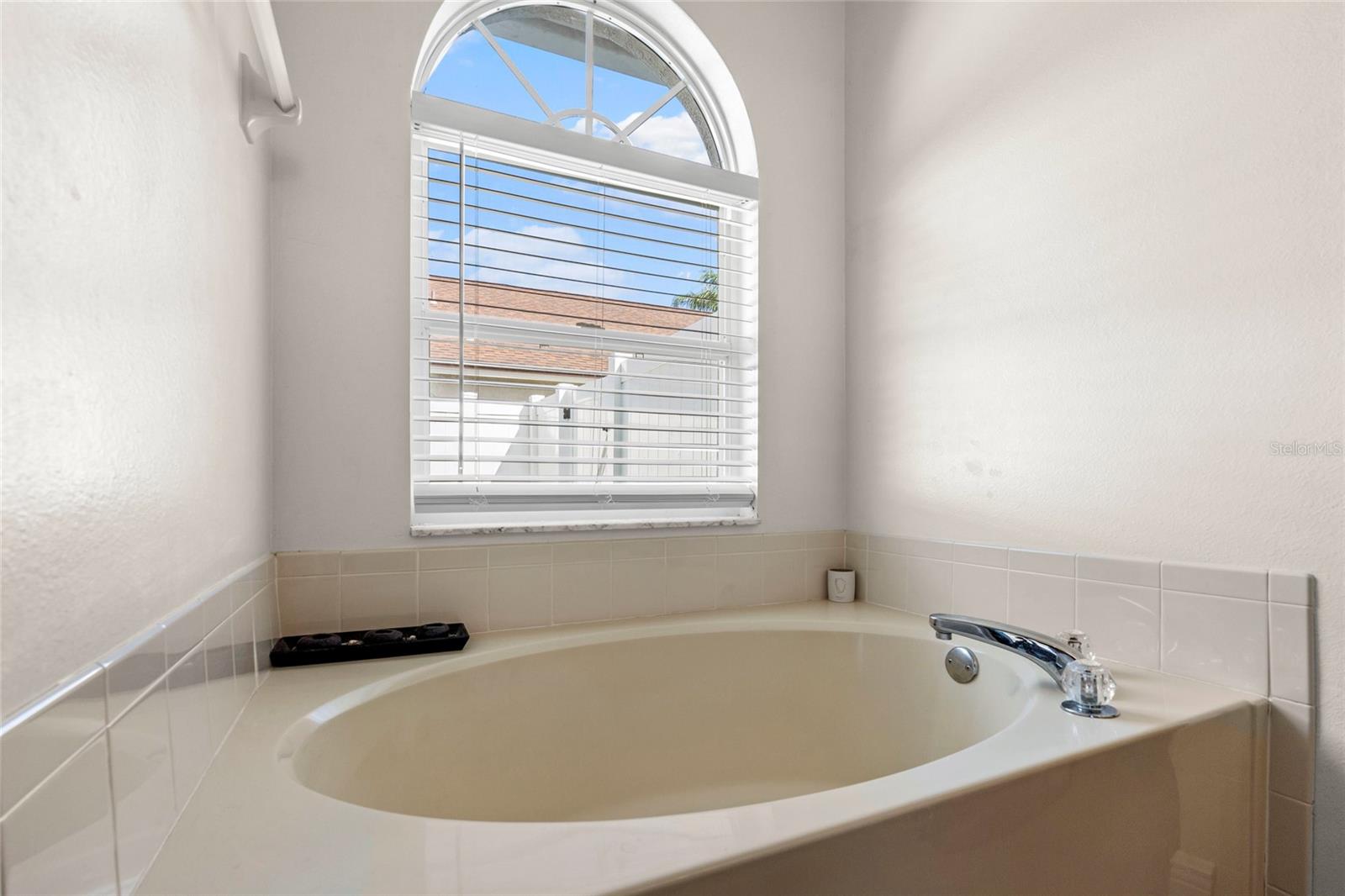 Oversized tub in Primary  bathroom