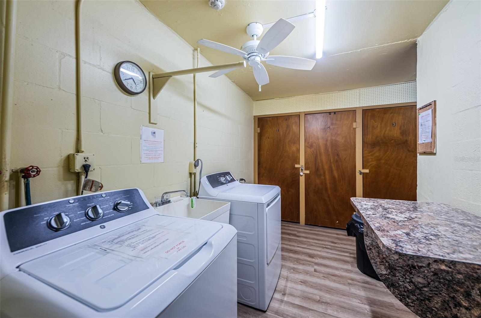 Building Laundry room