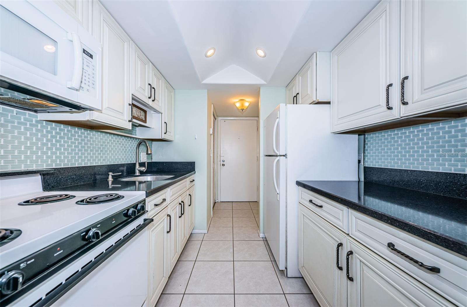 Updated kitchen with granite counters