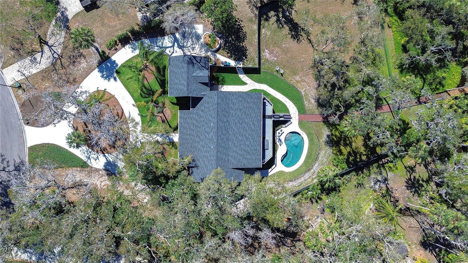 Birds eye view of this stunning home!