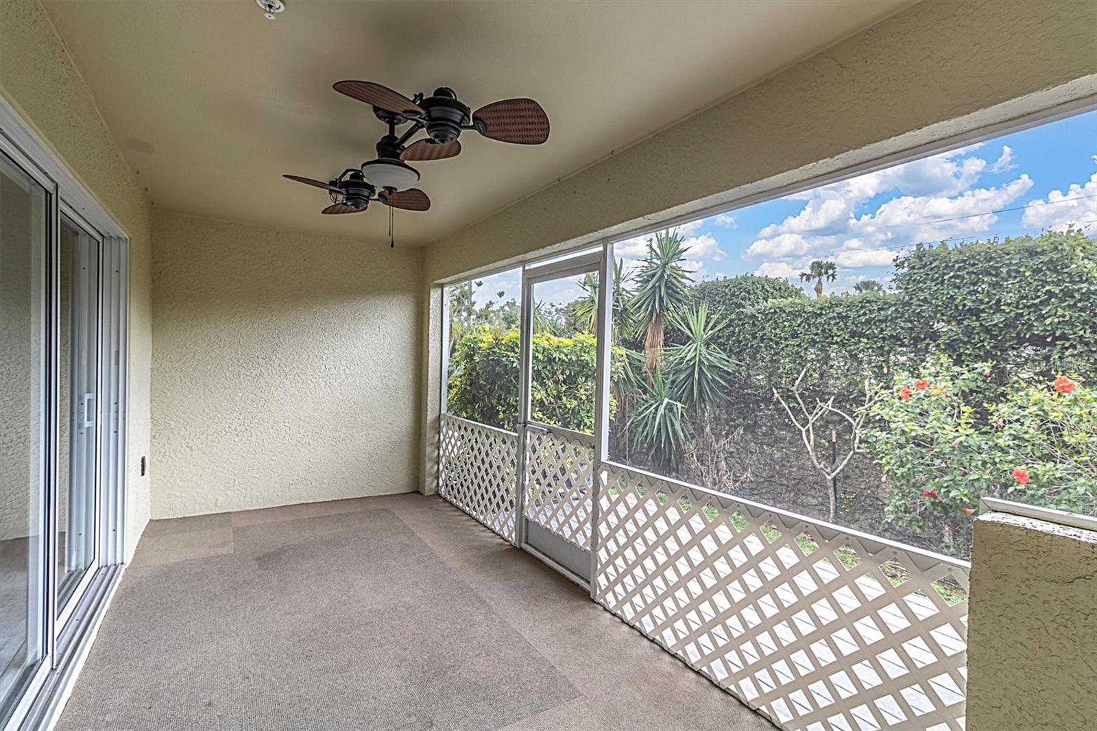 Screened in Florida room