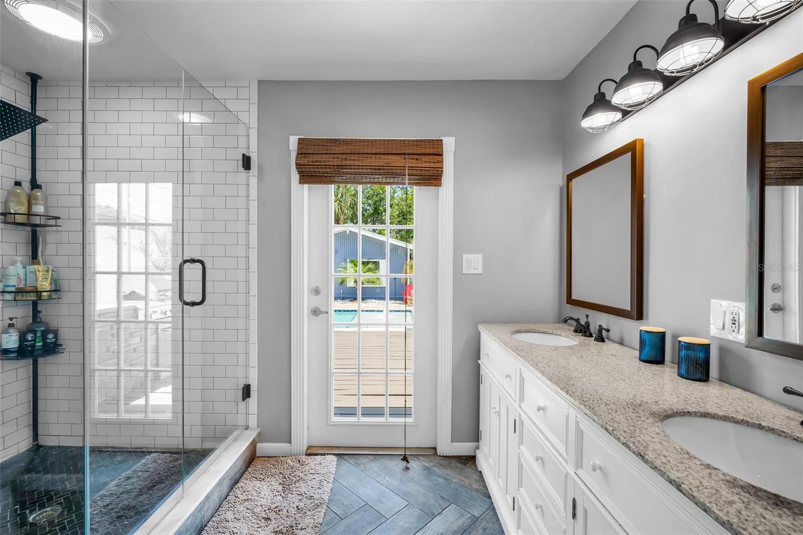 Primary Bathroom with Access to Backyard