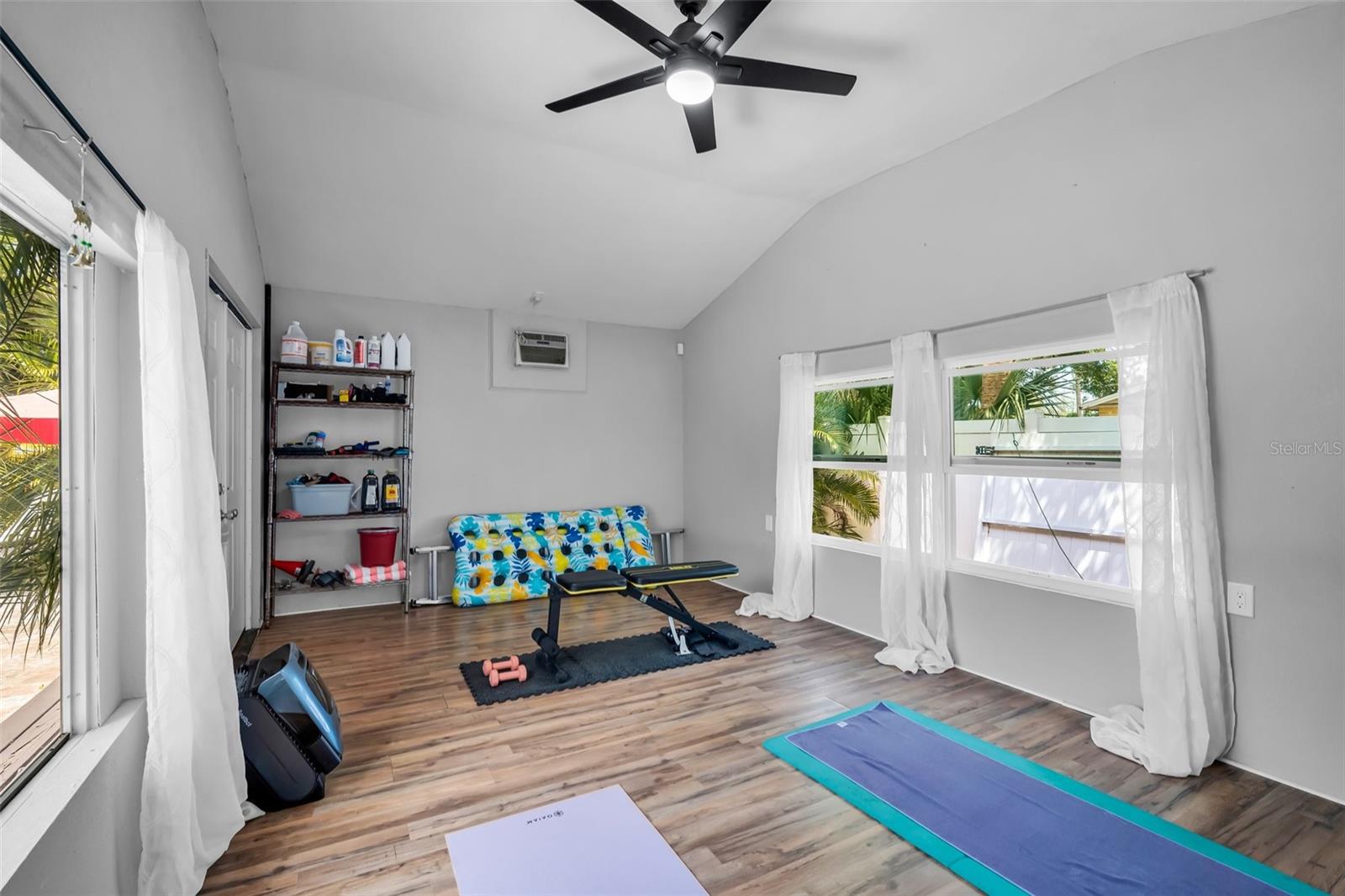 Detached ADU with A/C Wall Unit