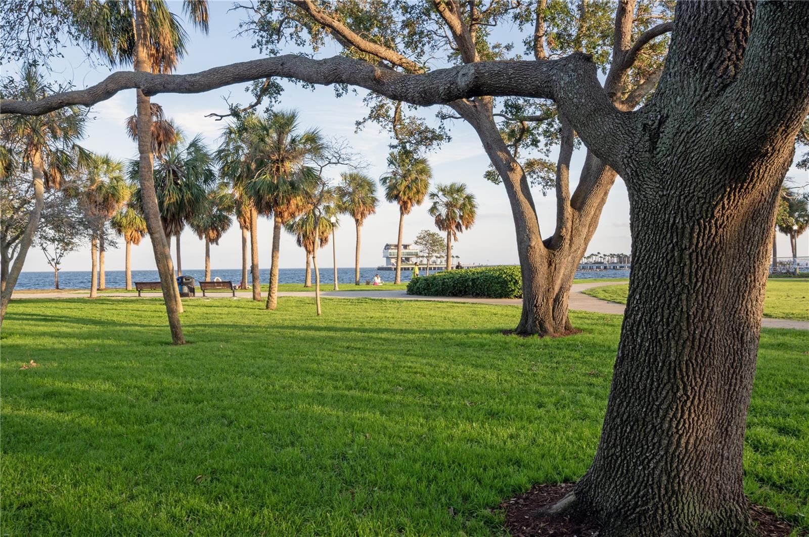 Beautiful Vinoy Park across the street