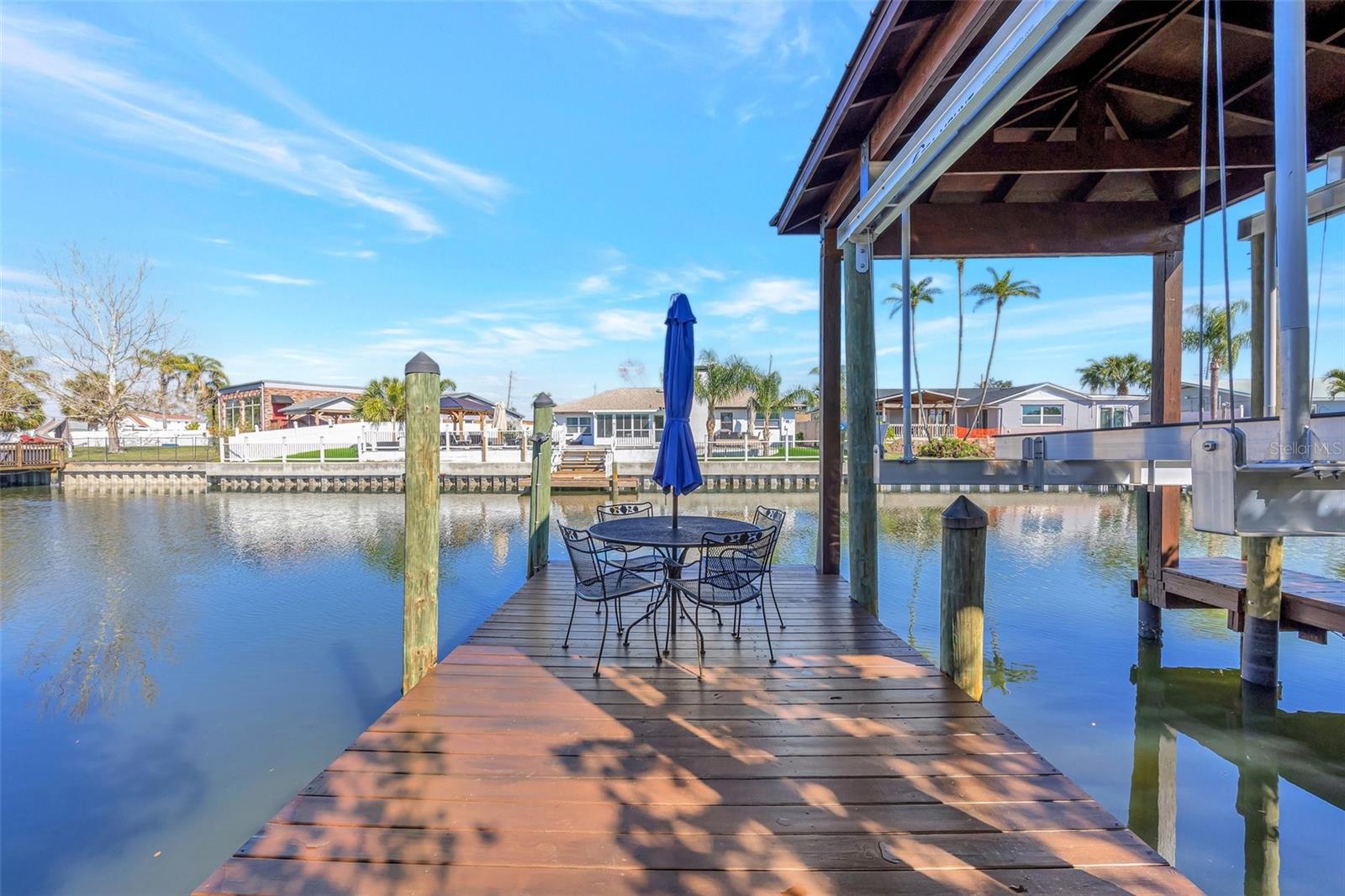 Wide, deep saltwater canal to Tampa Bay