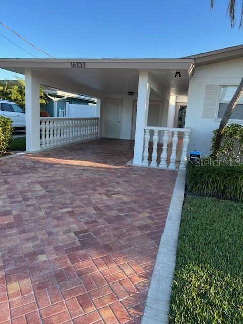 Pre Storm Driveway n Carport