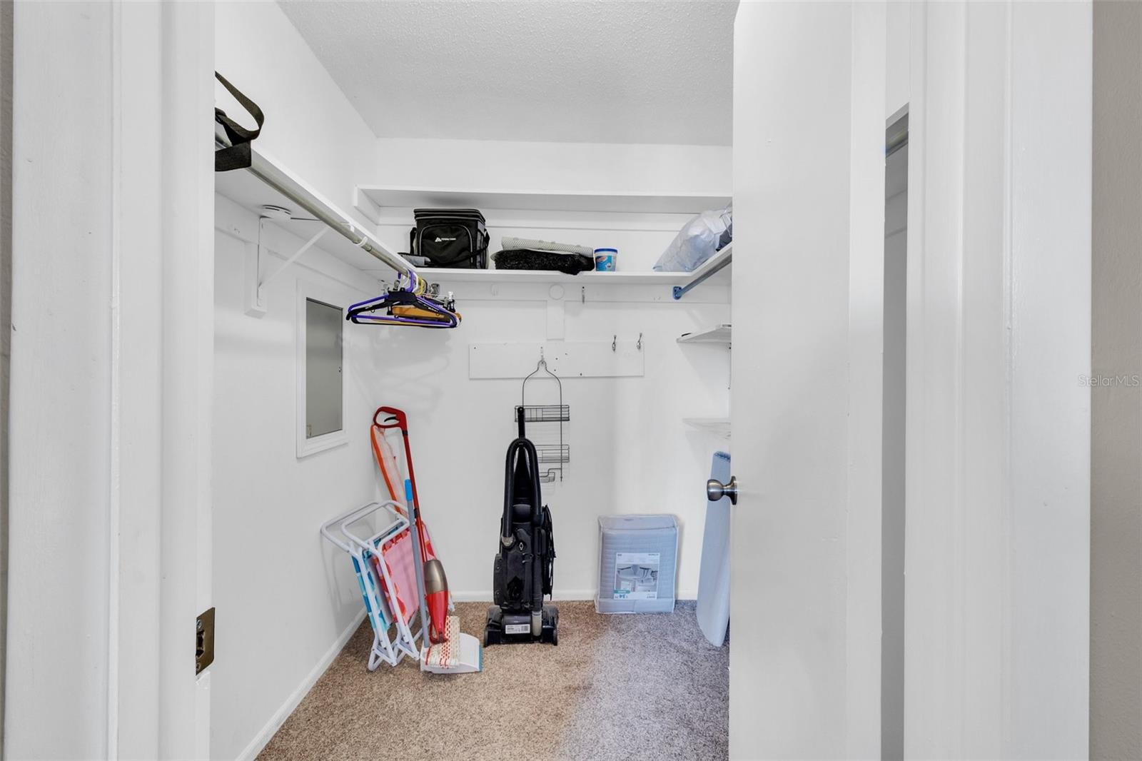 Huge walk-in primary bedroom closet