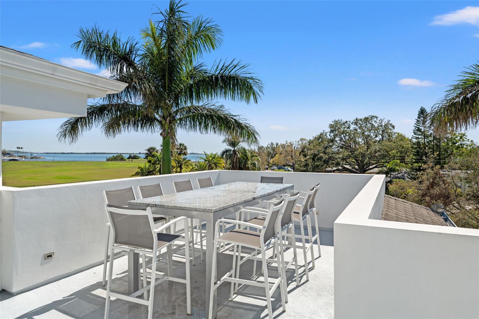 Entertainment Deck Facing Water