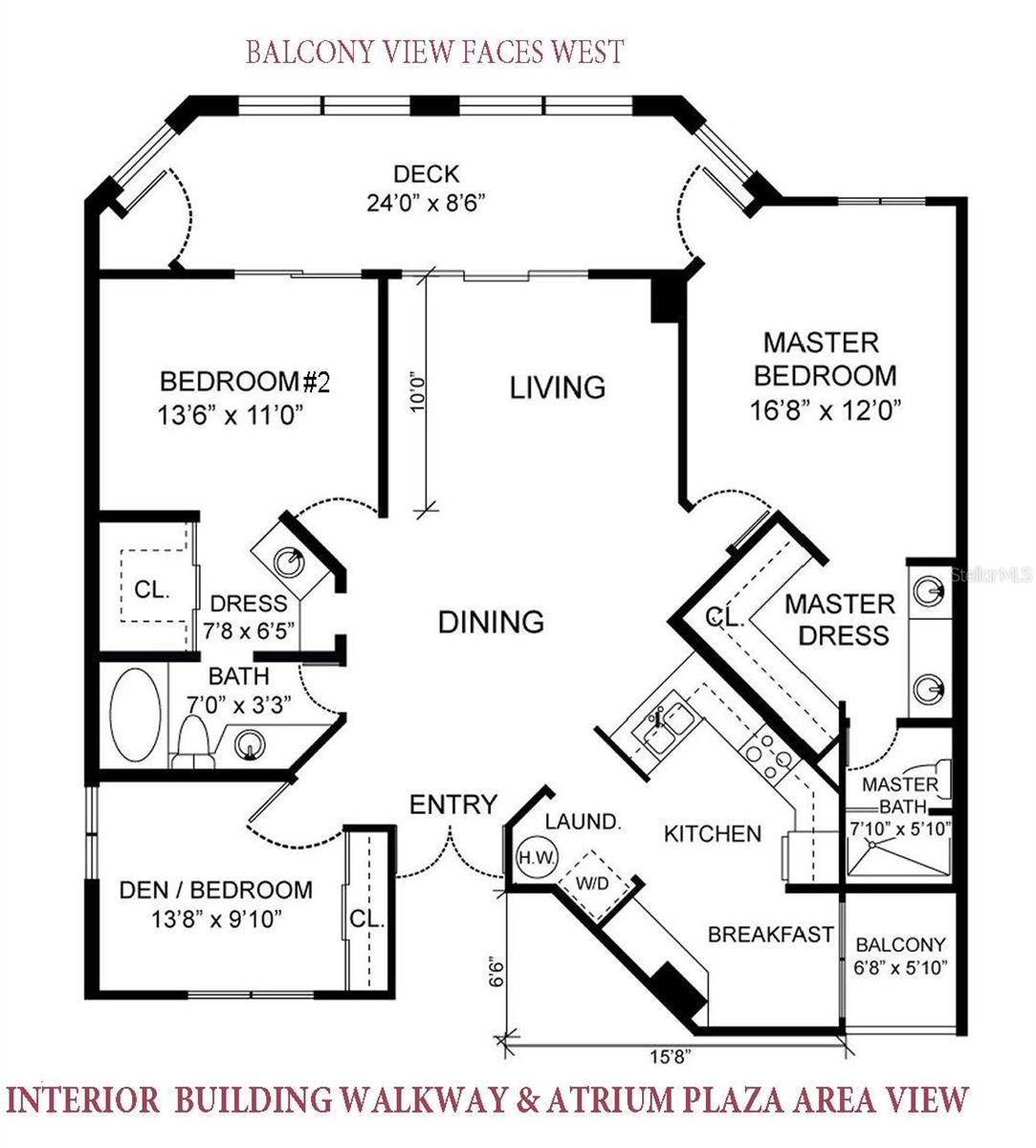 UNIT 2207 FLOOR PLAN