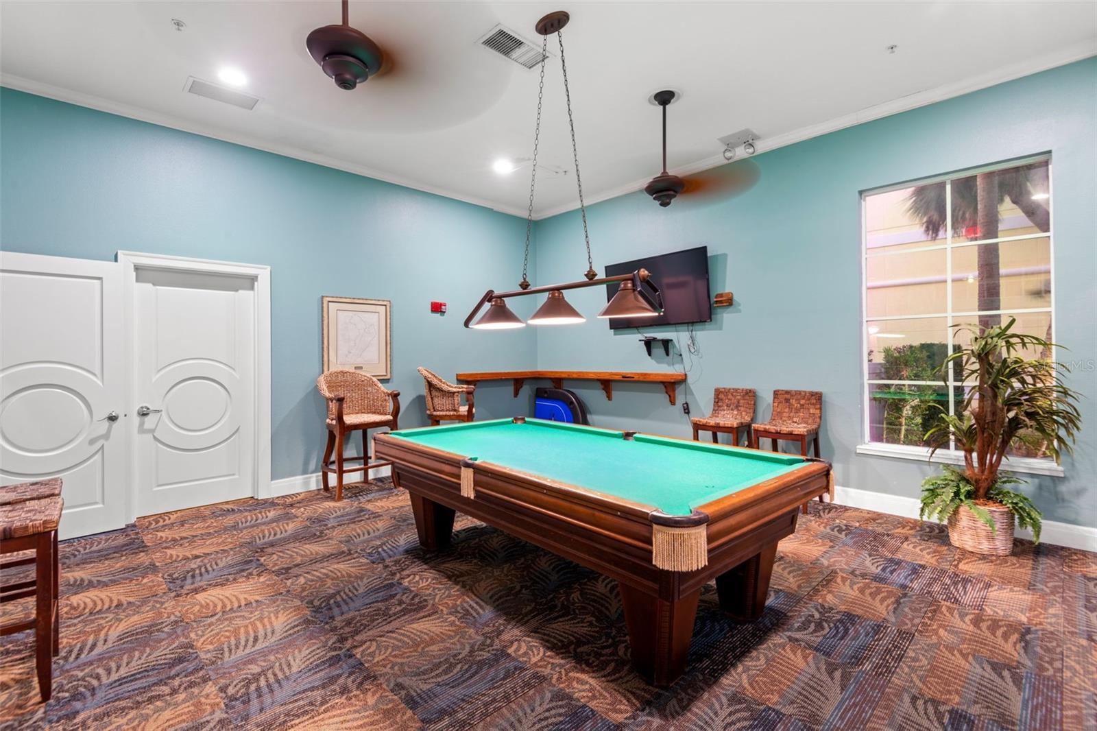 Pool table inside Yacht Club / Clubhouse