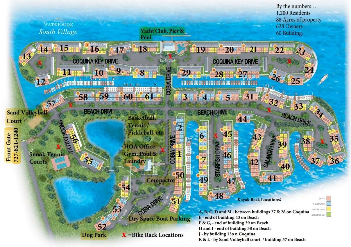 Waterside At Coquina Key South Community Map