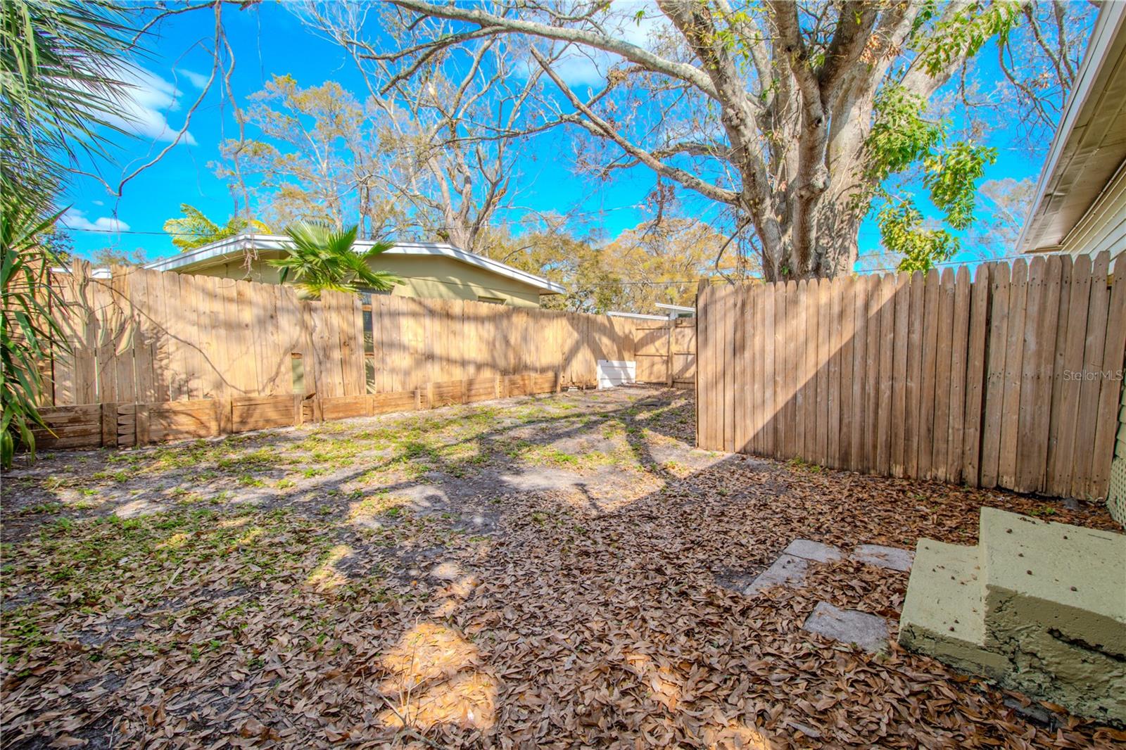 Unit 2 - fenced in backyard