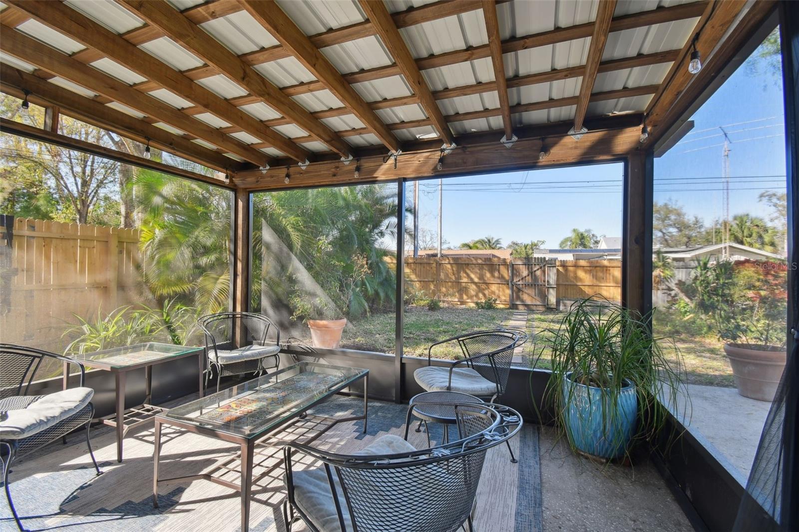 Screened porch