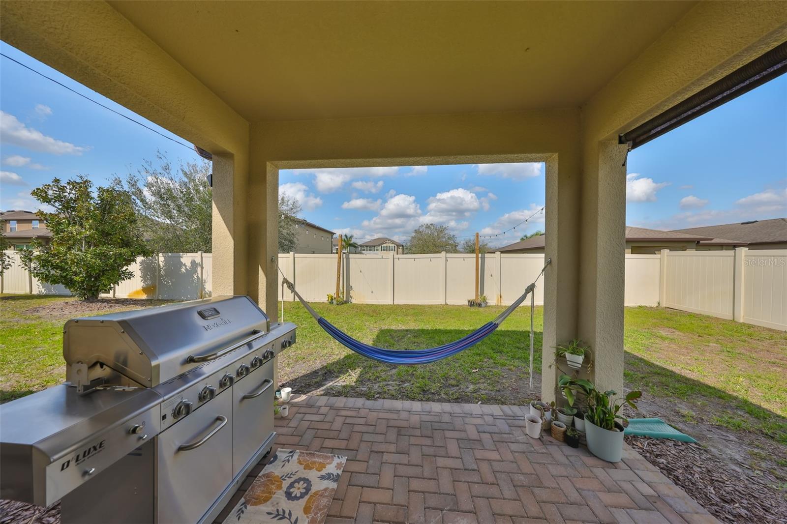 Covered patio